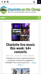 Mobile Screenshot of charlotteonthecheap.com